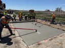 US 85 Concrete Panel Replacement Crews Finishing Up Concrete Surface May 2025.jpg thumbnail image