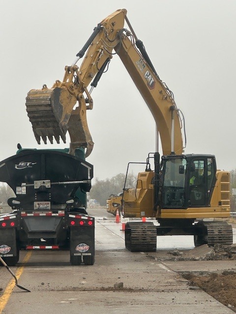US 85 Concrete Panel Replacement Panel Removal May 2025.jpg detail image