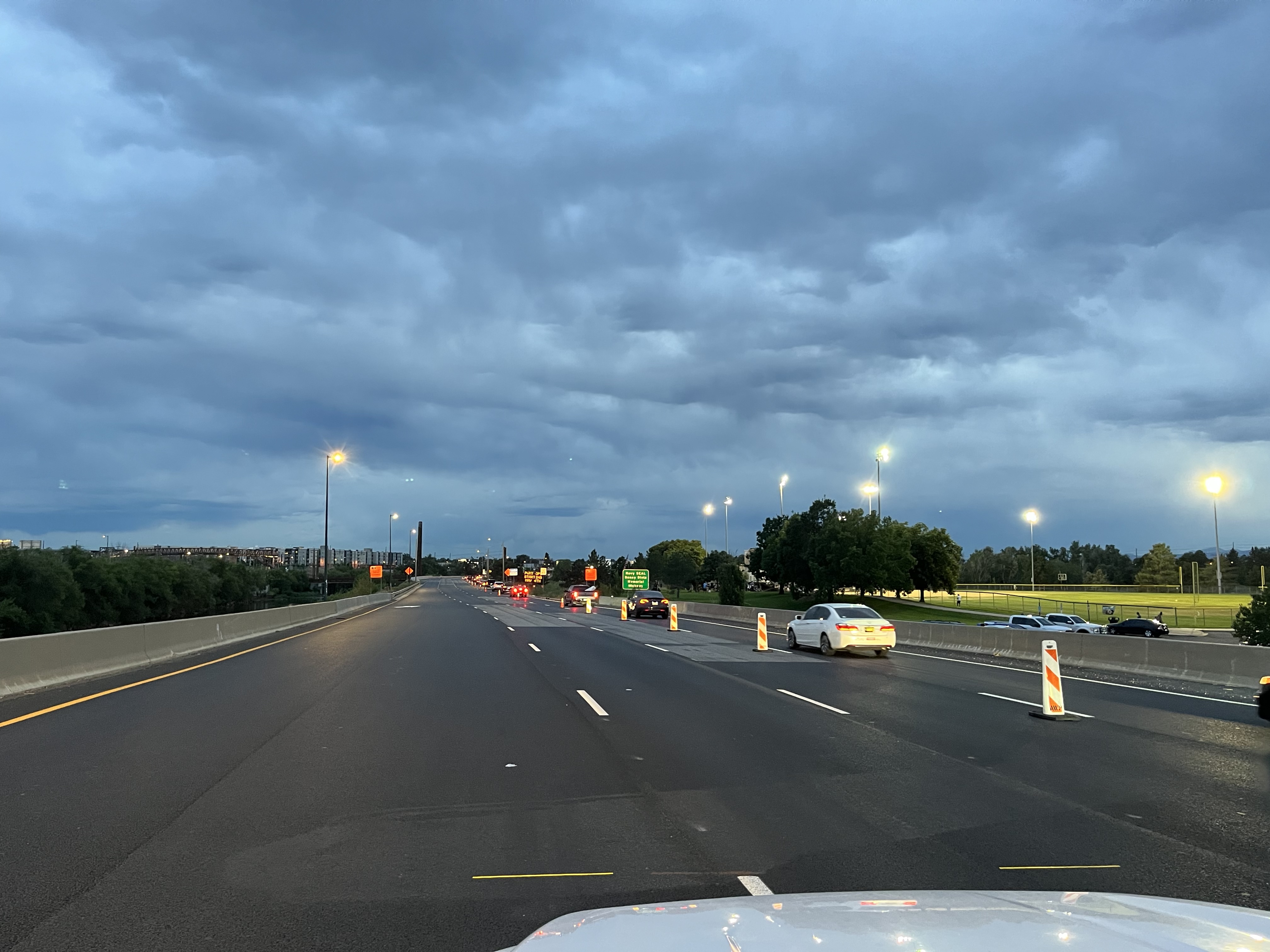US 85 Resurfacing Southbound US 85 lanes near I-25 after receiving a new asphalt overlay.jpg detail image