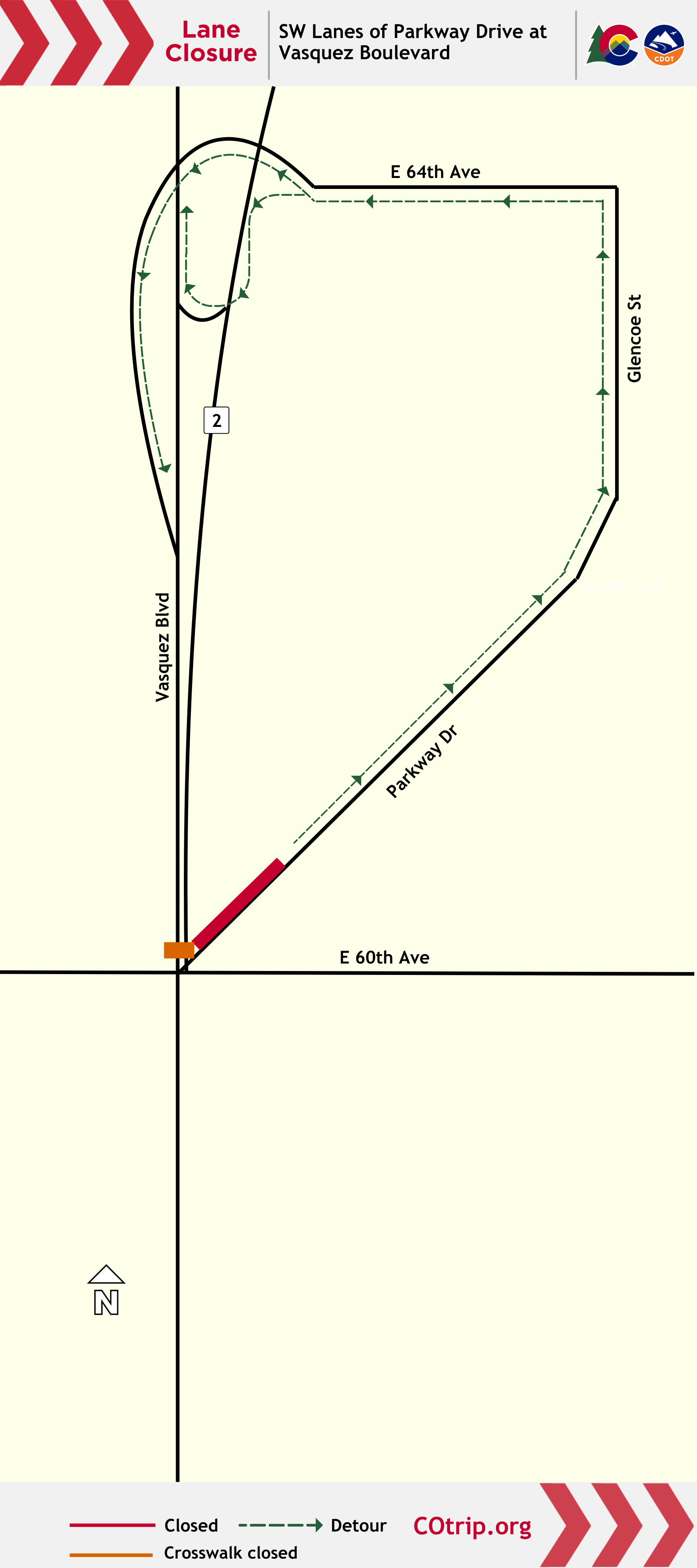 Vasquez Boulevard Improvements Closure map of Vasquez Boulevard at 60th Avenue.png detail image