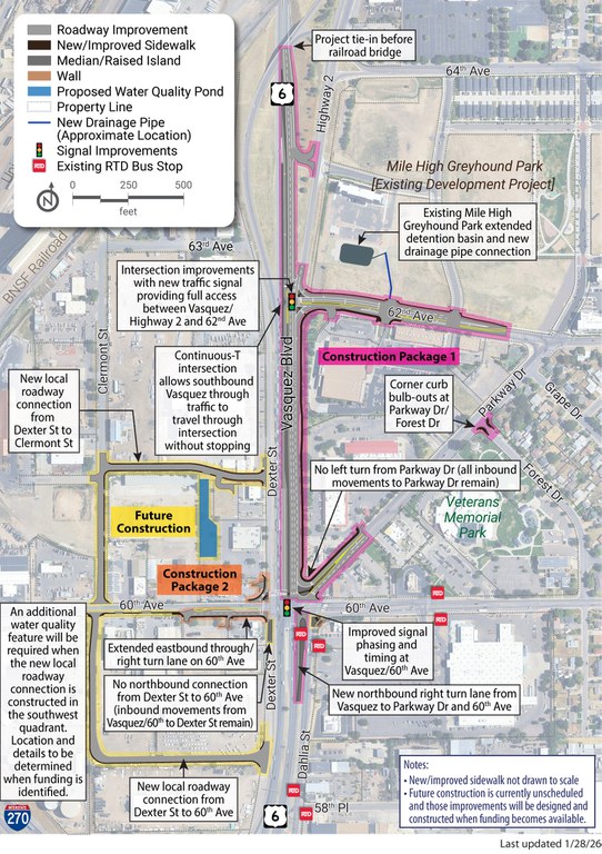 Vasquez Boulevard Improvements - I-270 to 64th Avenue - Construction Planned Improvements Map_01292026 Vasquez Boulevard Improvements - I-270 to 64th Avenue - Construction Planned Improvements Map_01292026