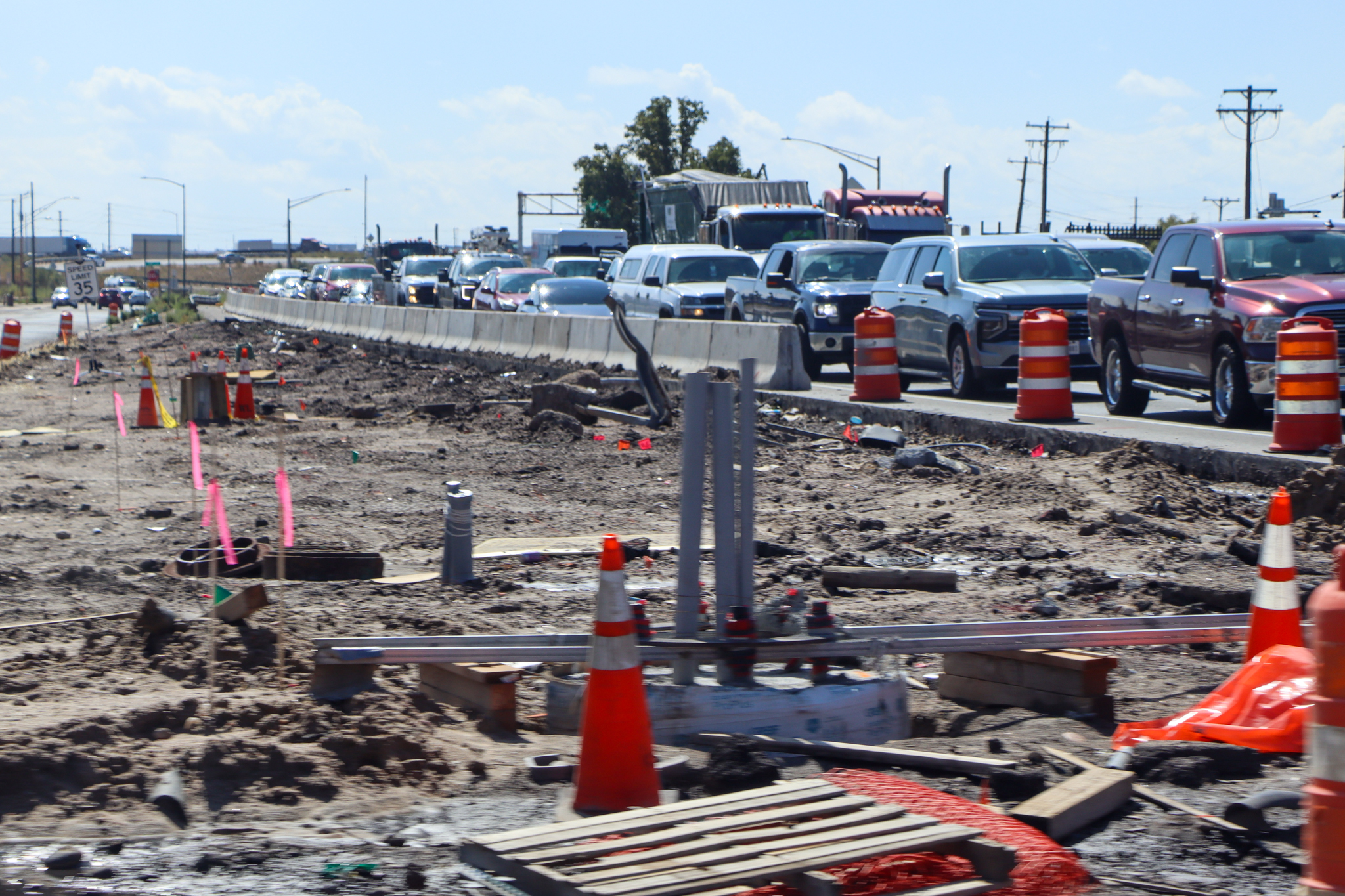 Vasquez Boulevard Improvements: I-270 to 64th Avenue - Progess photo of work at 60th and Vasquez intersection.jpg detail image
