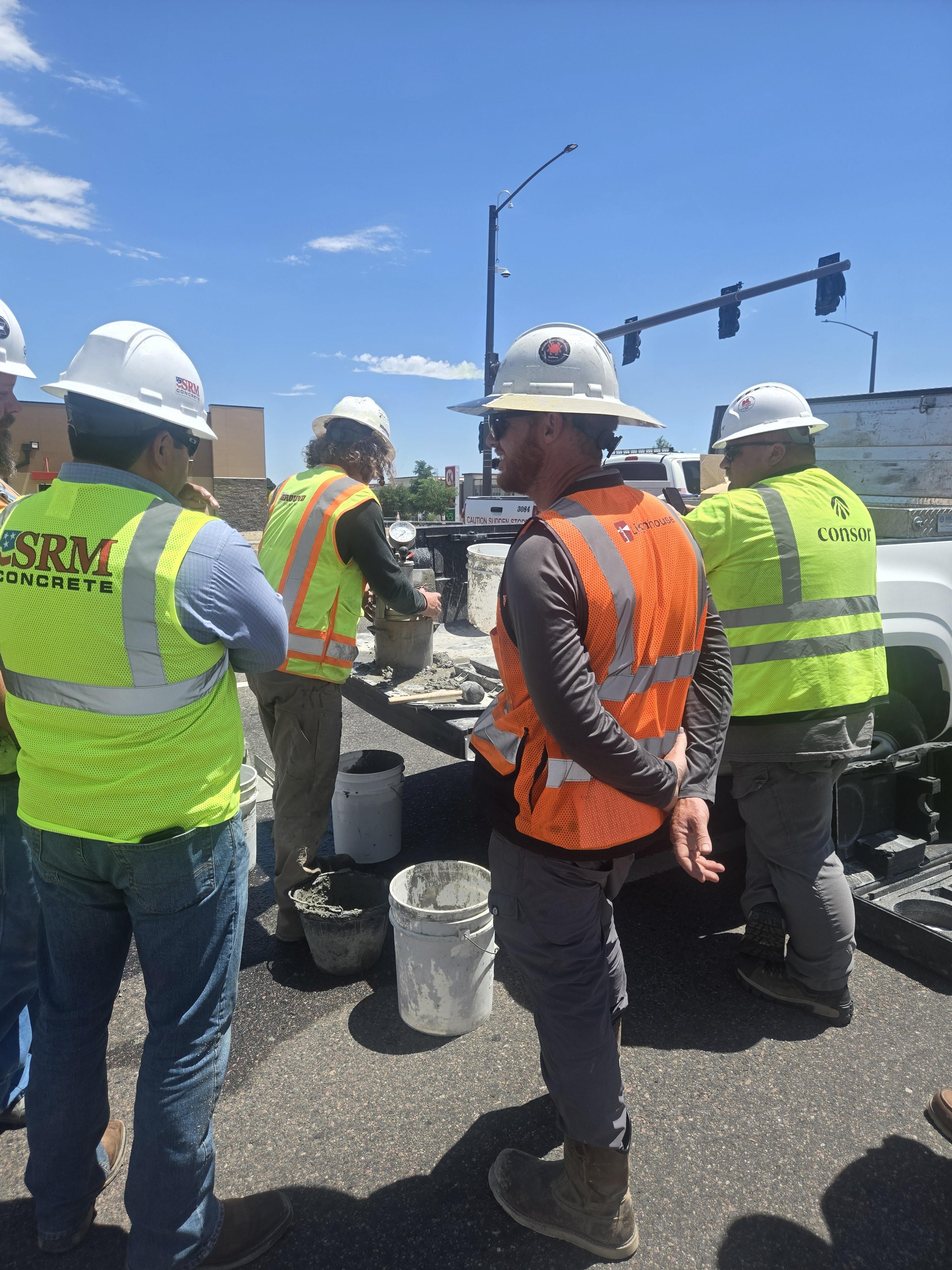 Wadsworth Boulevard & Evans Avenue Intersection Improvements - Concrete testing oversight.jpg detail image