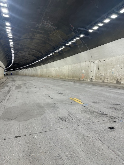 US 160 Wolf Creek Tunnel Maintenance Diamond Grind Eastbound.jpg detail image