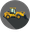 Graphic representation of a backhoe