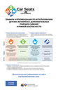 Car Seat, Booster Seat and Seat Belt Laws & Guidelines Poster - Russian thumbnail image