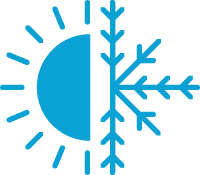 Car Seat Recycle Icon - Hot and Cold