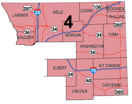 Region 4 Counties detail image