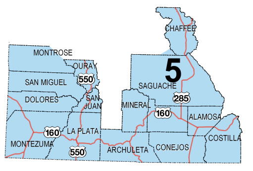 Region 5 Counties detail image