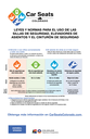 Car Seat, Booster Seat and Seat Belt Laws & Guidelines Poster - Spanish thumbnail image