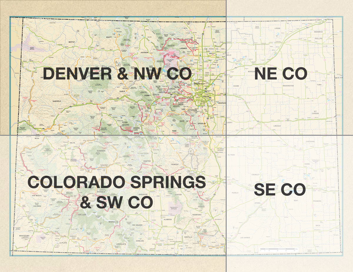 Map - Four Sections detail image