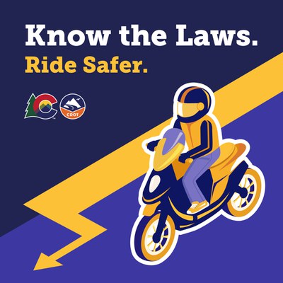 Know the Laws. Ride Safer. social graphic
