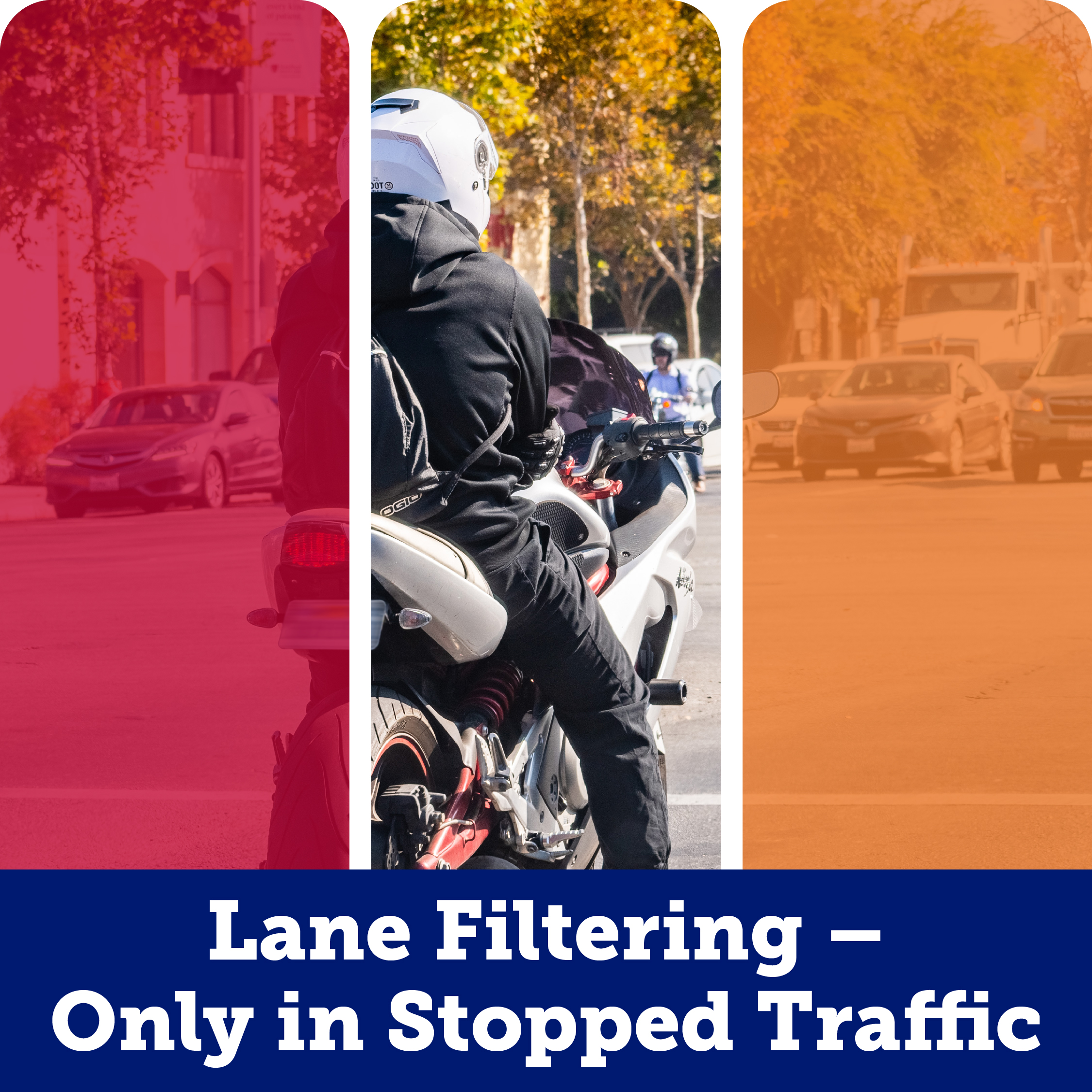 Lane Filtering Social Post - Only in Stopped Traffic detail image