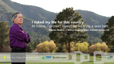 edgardo-updated.jpg "I risked my life for this country. At home, I protect myself and my family by wearing my seatbelt." graphic