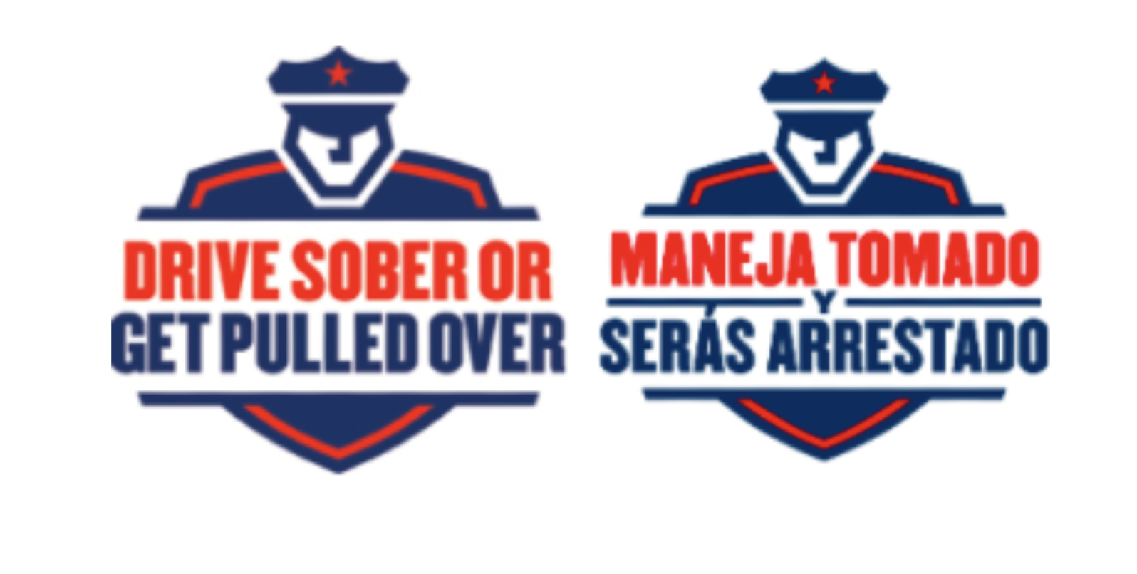 Drive Sober or Get Pulled Over Logo detail image