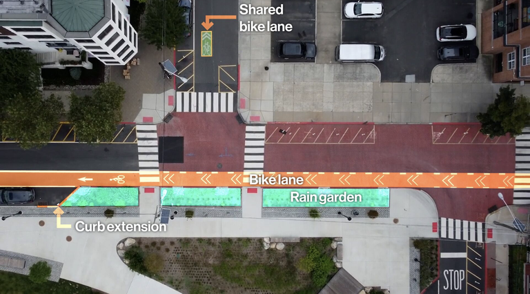 Hoboken, New Jersey has used daylighting, bike lanes, low speed limits and intersection redesigns to drive down traffic deaths.