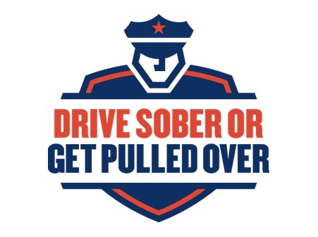 Drive Sober or Get Pulled Over Logo detail image