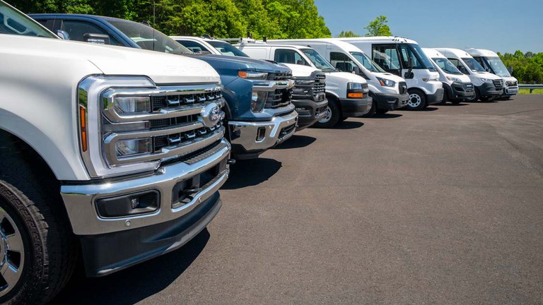 IIHS launches evaluations of commercial vehicles Lineup of trucks, vans and other commercial vehicles.