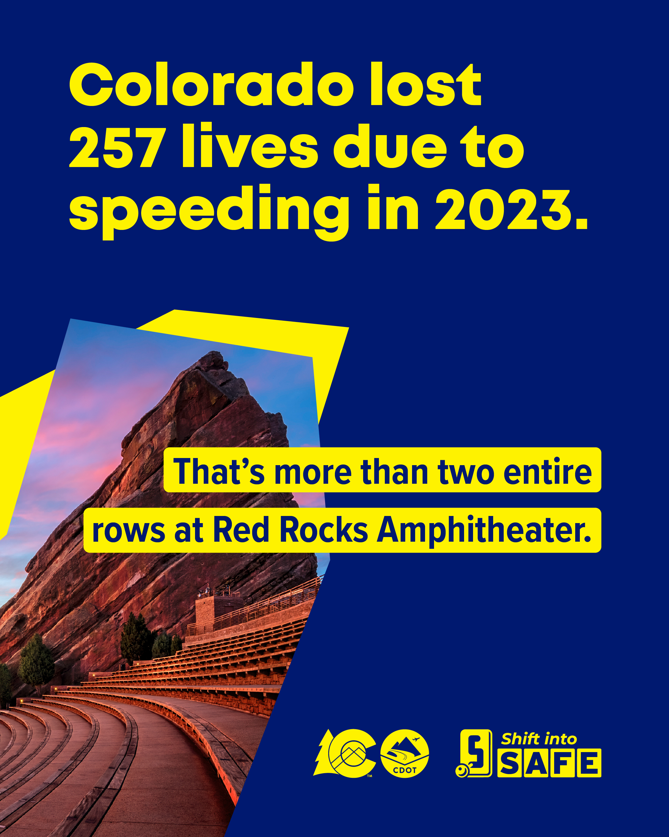 Speeding Fatalities Social Graphic detail image