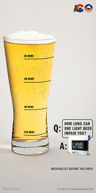Take Some Time, How long can one light beer impair you? 