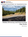 Hidden Driveway and Intersection Sign Guide thumbnail image