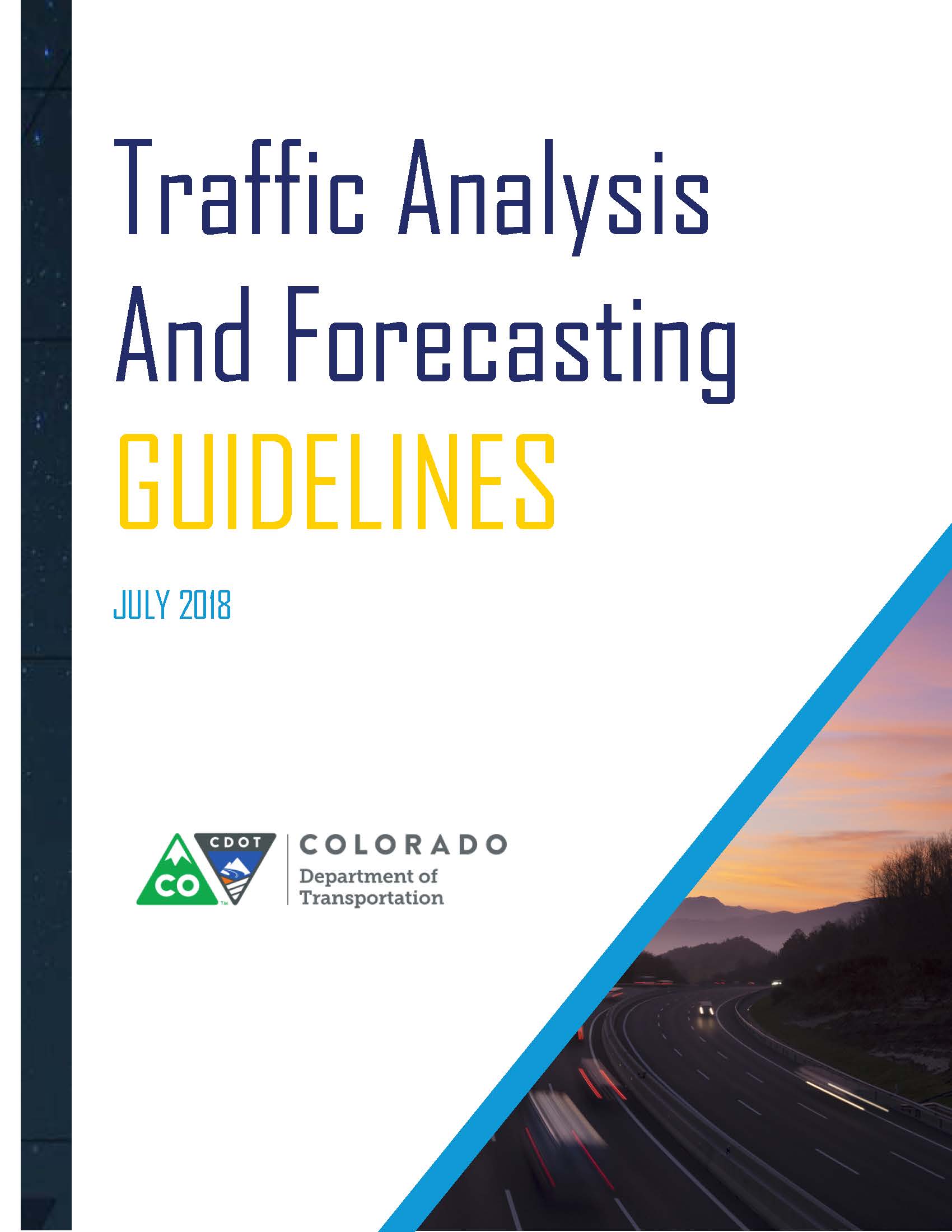 Traffic Analysis & Forecasting Guidelines detail image
