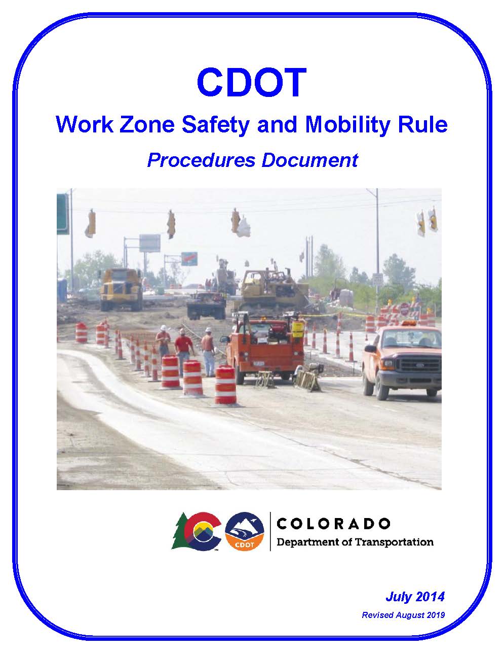 Work Zone Safety and Mobility Procedures detail image