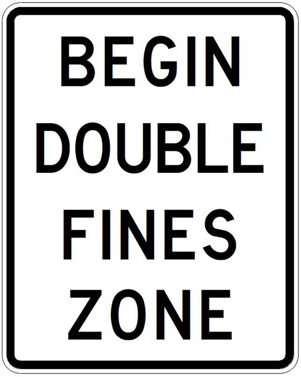 R2-10 Begin Double Fines Zone Image