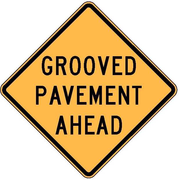 W20-52 Grooved Pavement Ahead.JPEG detail image