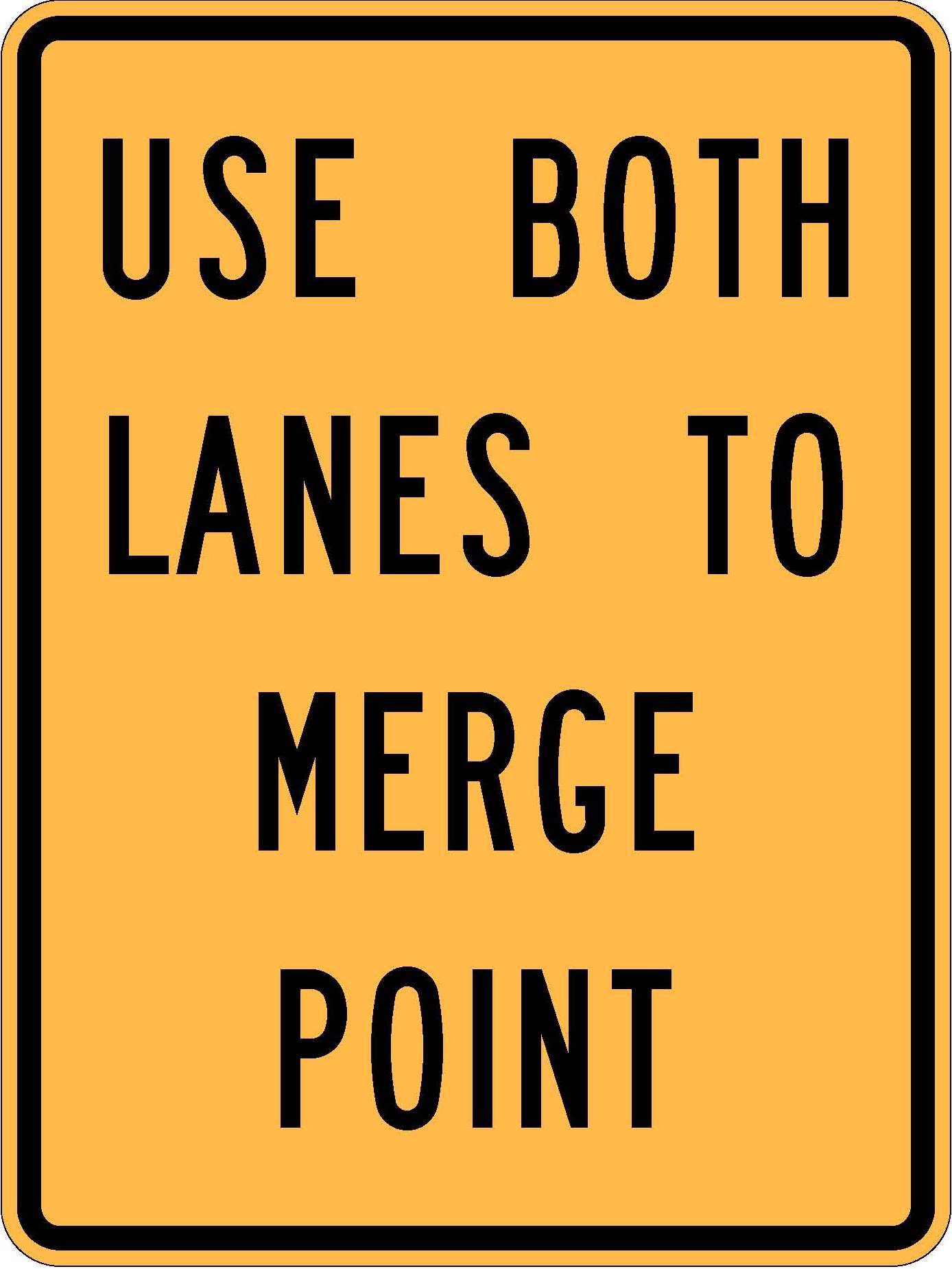 W4-51 Use Both Lanes To Merge Point.JPEG detail image