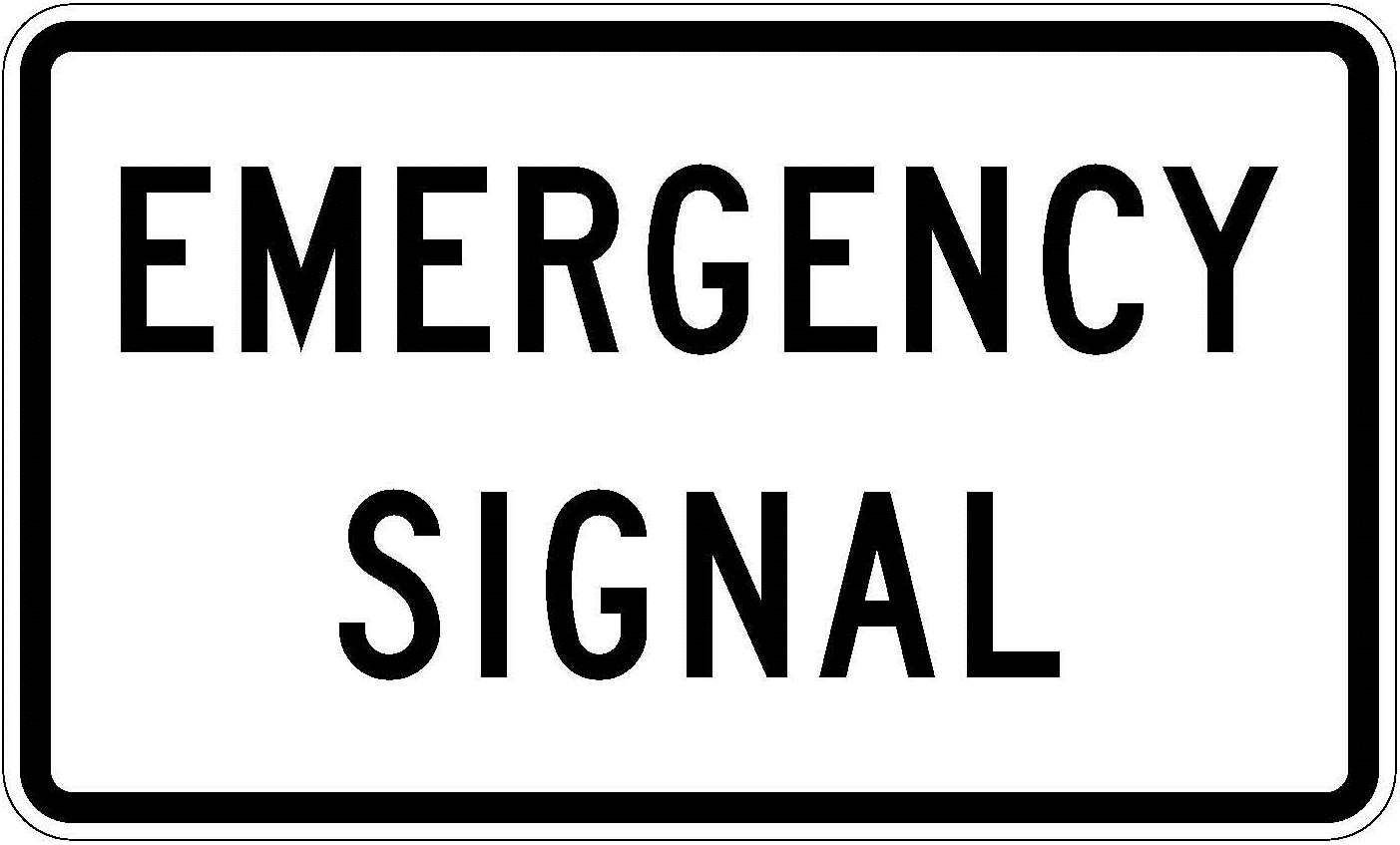 R10-13 Emergency Signal JPEG detail image