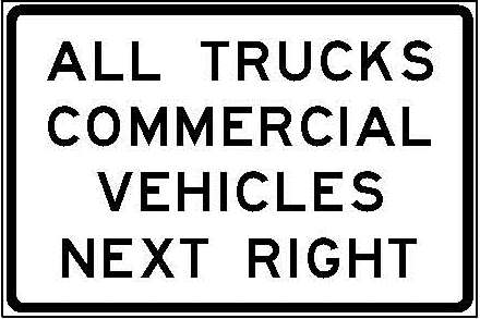 R13-1a All Trucks Commercial Vehicles Next Right JPEG detail image