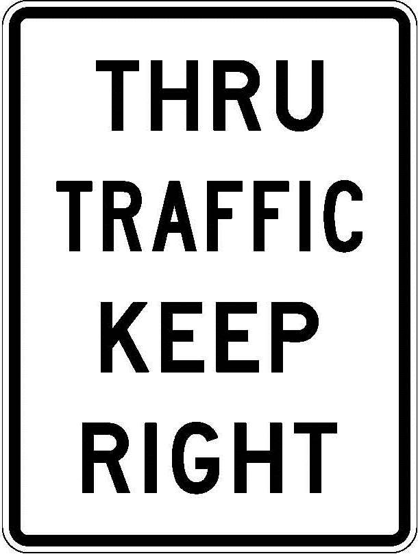 R4-3a Thru Traffic Keep Right JPEG detail image