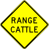 W11-52 Range Cattle GIF detail image