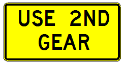 W7-2aP USE 2ND GEAR detail image