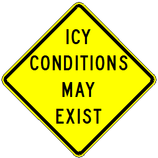 W8-49 Icy Conditions May Exist GIF