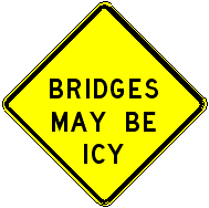 W8-50a Bridges May Be Icy