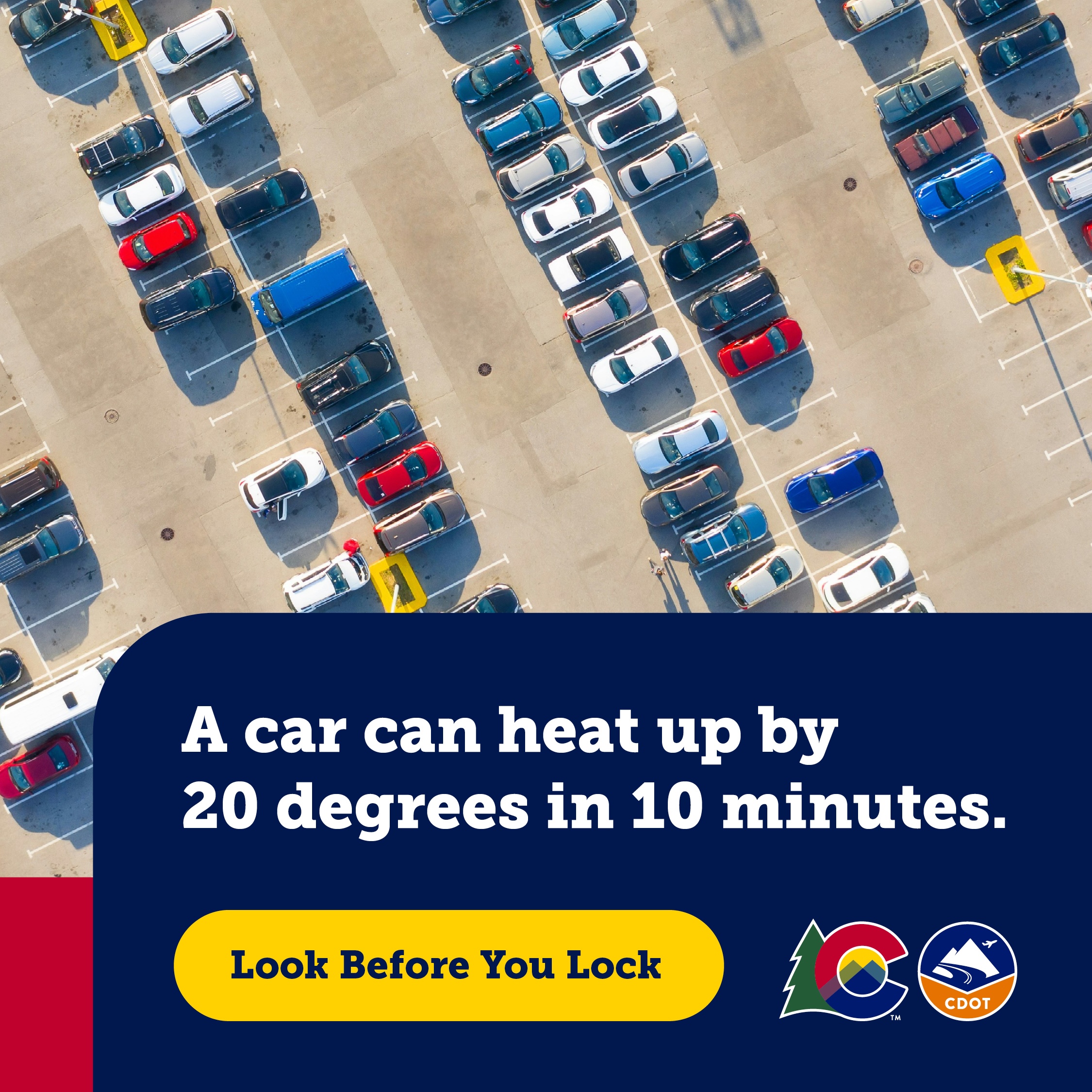 Unattended Passengers Car Heat Graphic detail image