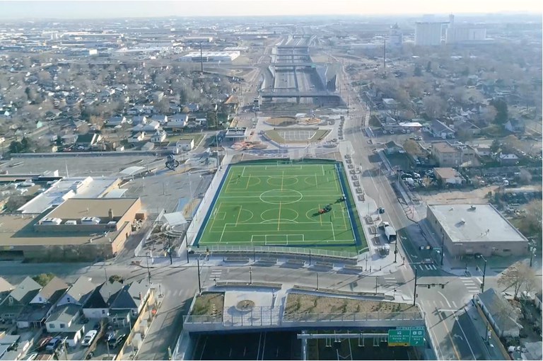 Completed Central 70 Project on I-70 in Denver