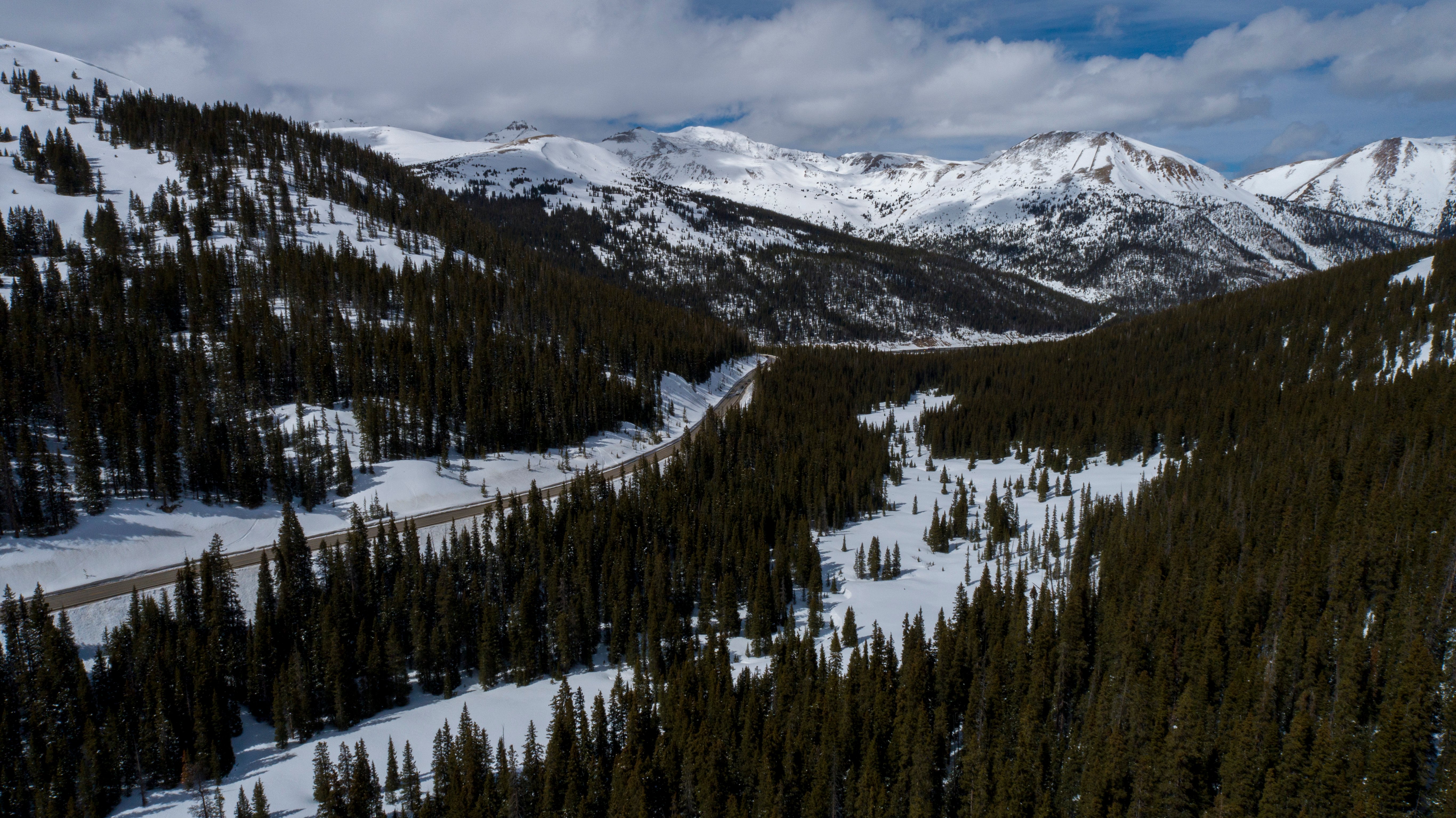I-70 Mountain Corridor in the Winter