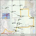 Los Caminos Antiguos Scenic Byway map thumbnail image