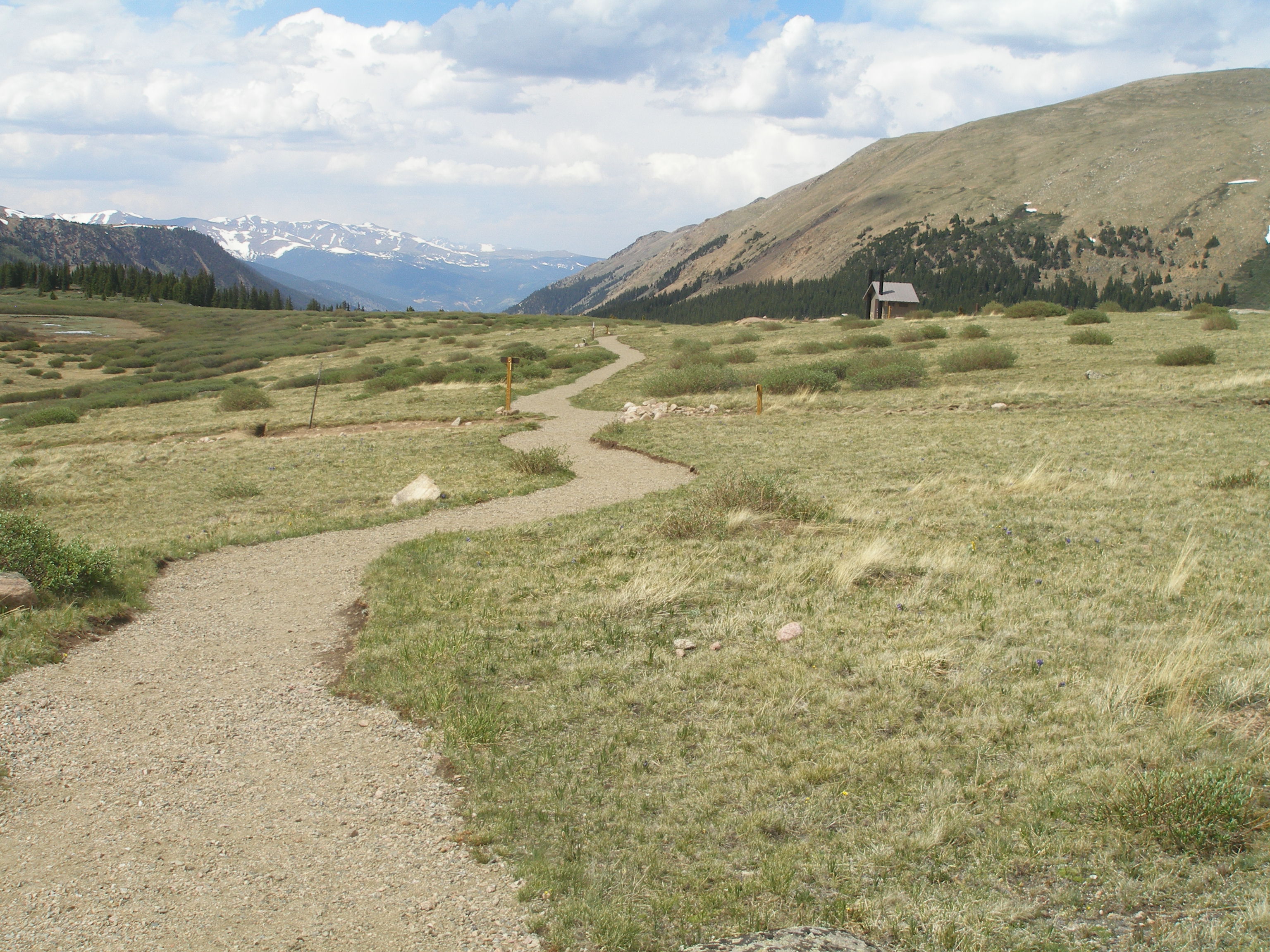 Trail at summit of Pass detail image