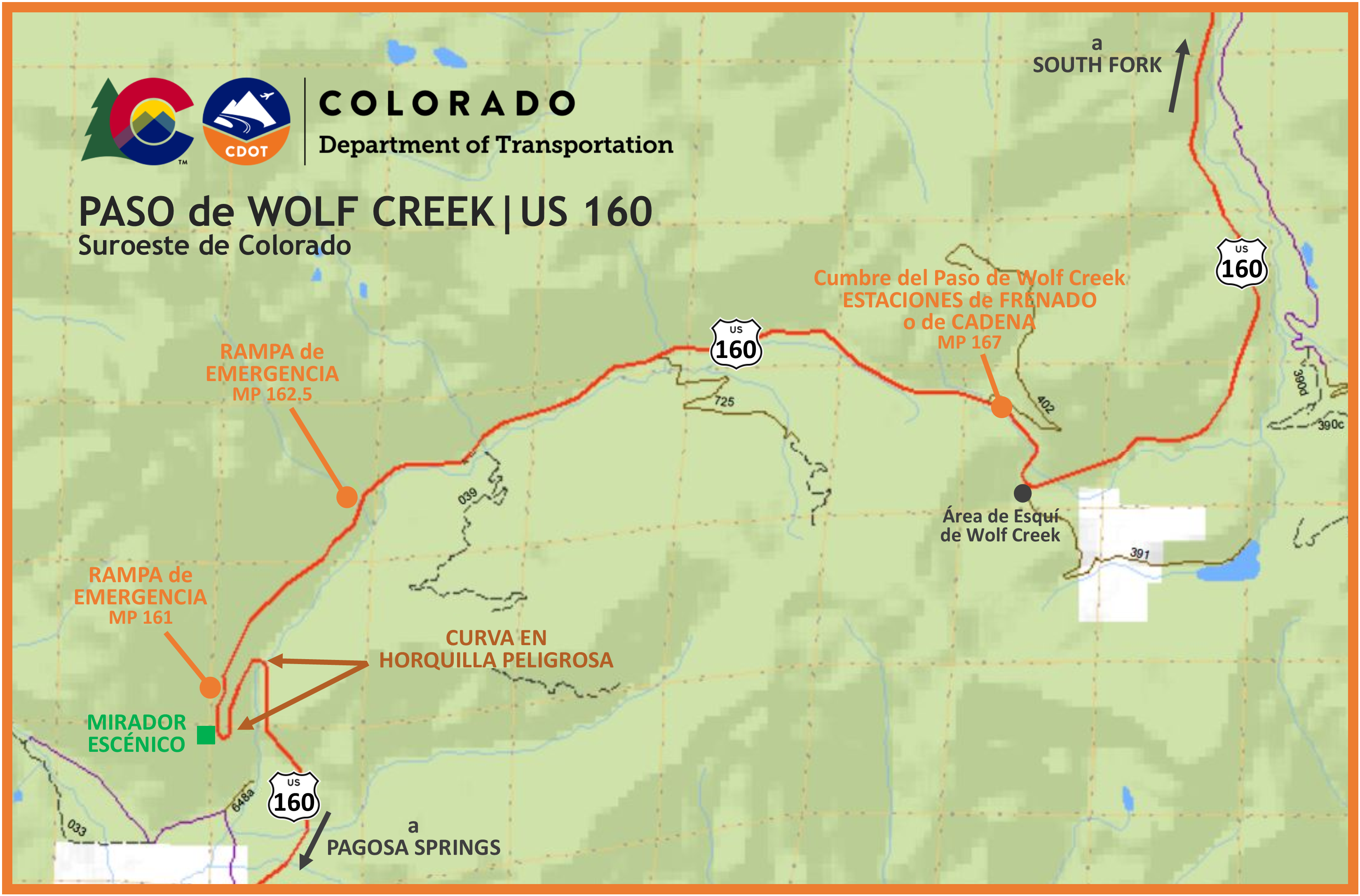 colorado chain law map