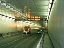 Video monitoring and variable message boards allow maintenance personnel to monitor and control traffic inside the tunnel. thumbnail image