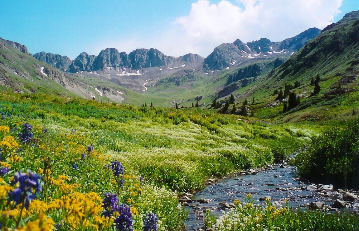 Alpine Loop - American Basin Photo by Sally Pearce, CDOT