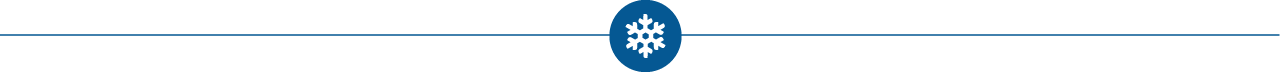 campaign snowflake divider Blue snowflake divider